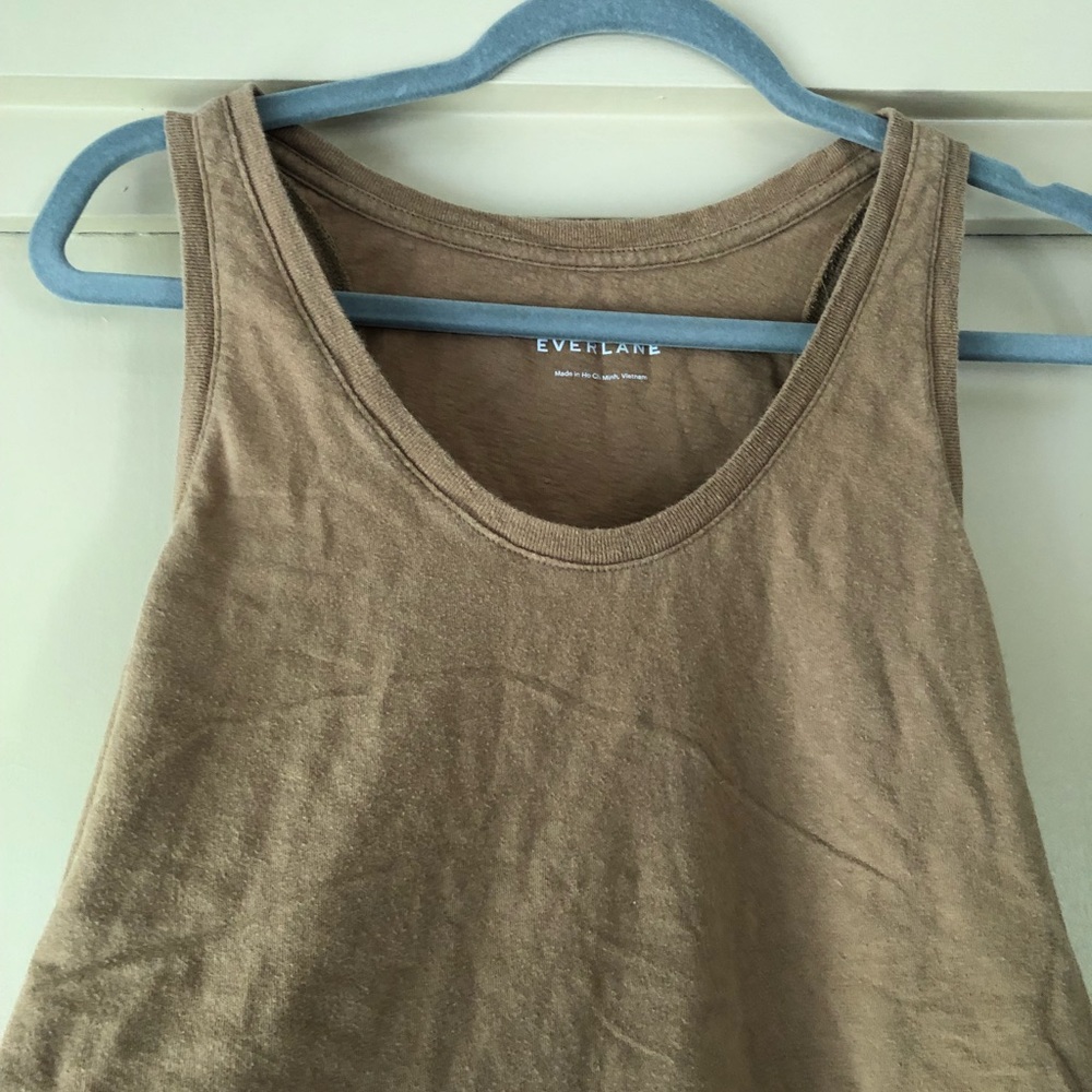 Everlane cotton scoop neck tank